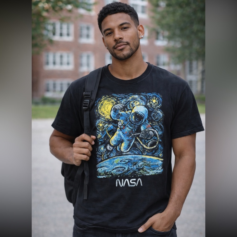 TWO NASA brand- Graphic T-Shirt & Sweatshirt Set - Picture 3 of 7